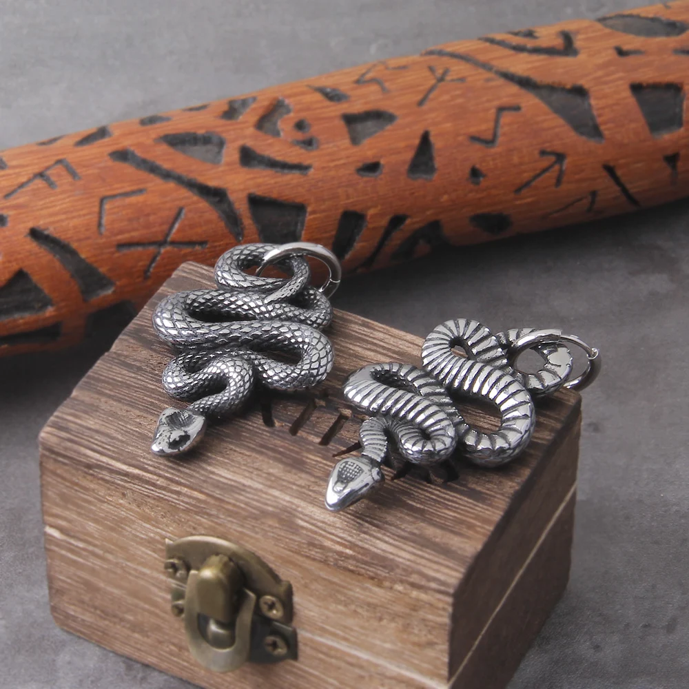 Brincos Snake - Aço Inoxidável