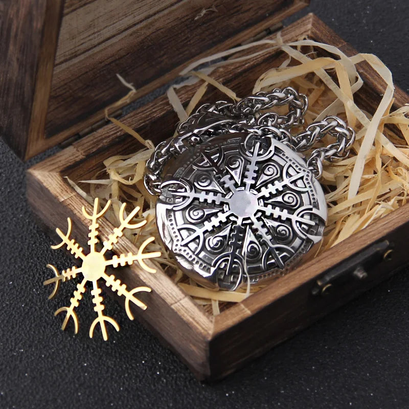 Colar Escandinavo Nórdico Vegvisir