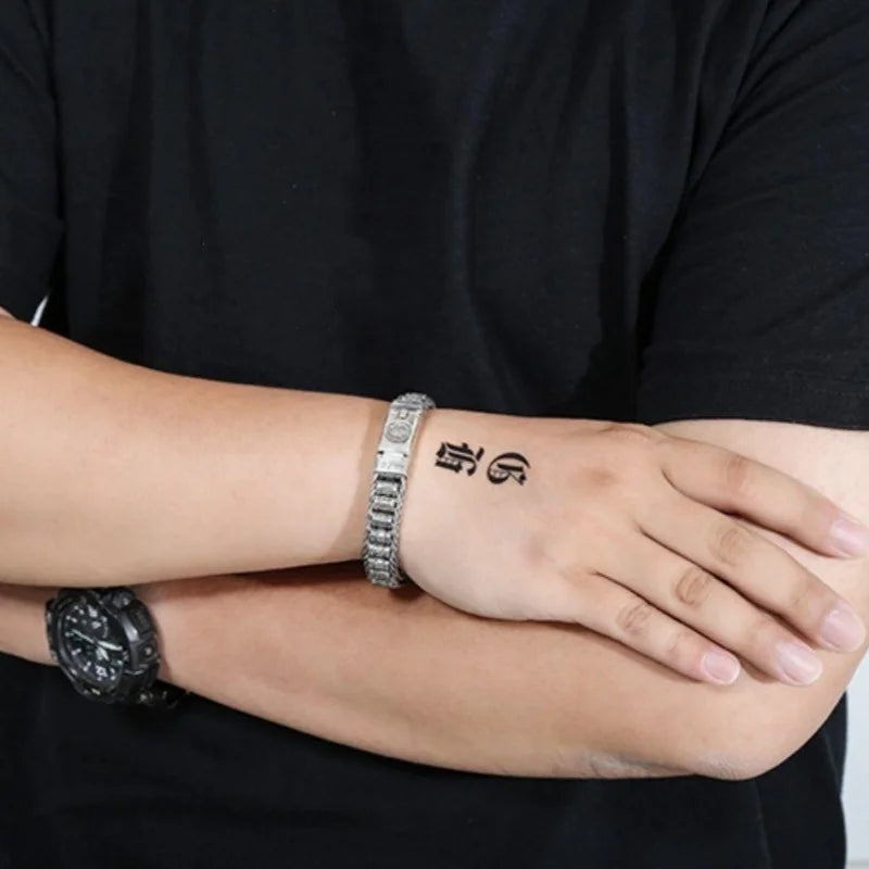 Pulseira Mantra Budista - Prata 925