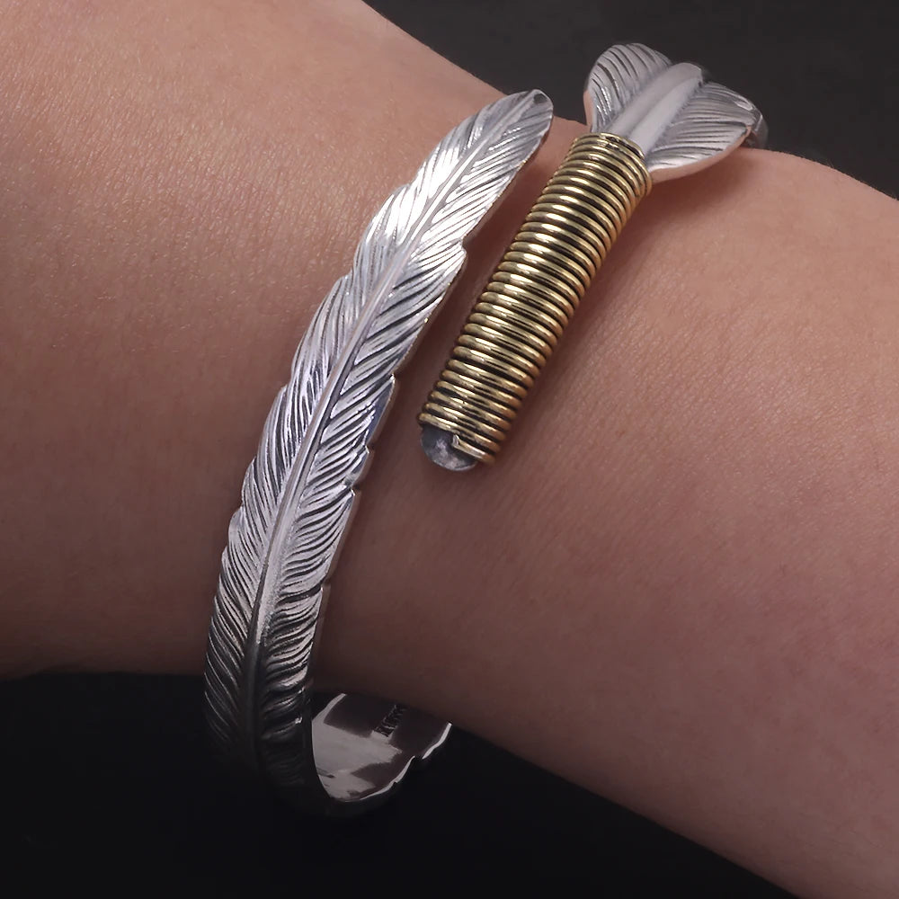 Bracelete Pena Vintage – Prata 999.9