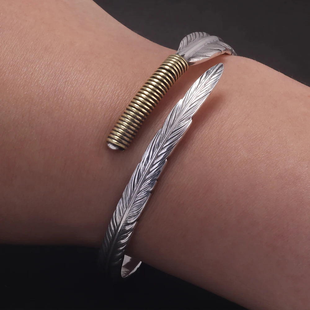 Bracelete Pena Vintage – Prata 999.9