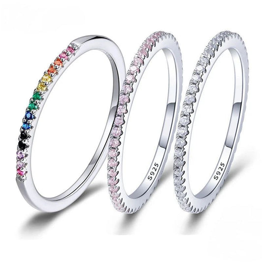 Anel Infinity Lux - Prata 925 com Zircônia