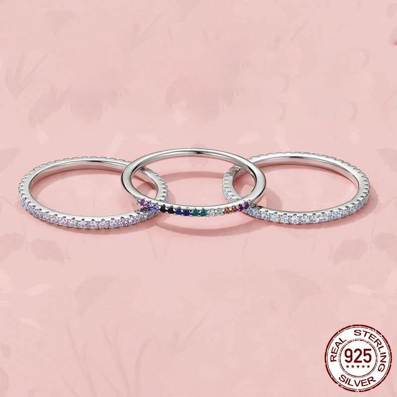 Anel Infinity Lux - Prata 925 com Zircônia