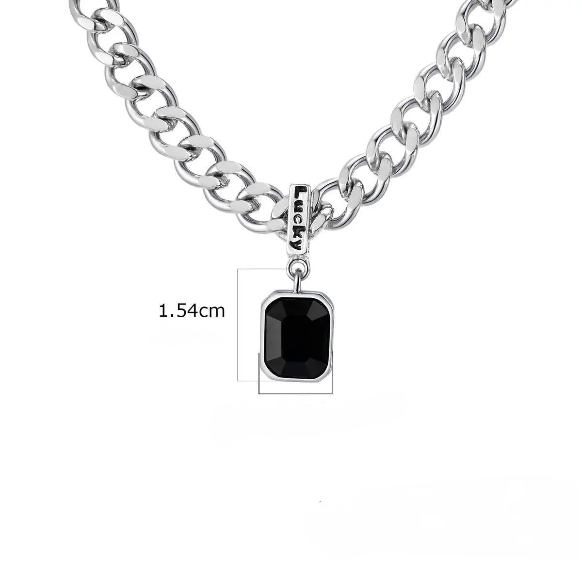 Colar Lucky - Pedra e Aço (Boa Sorte)