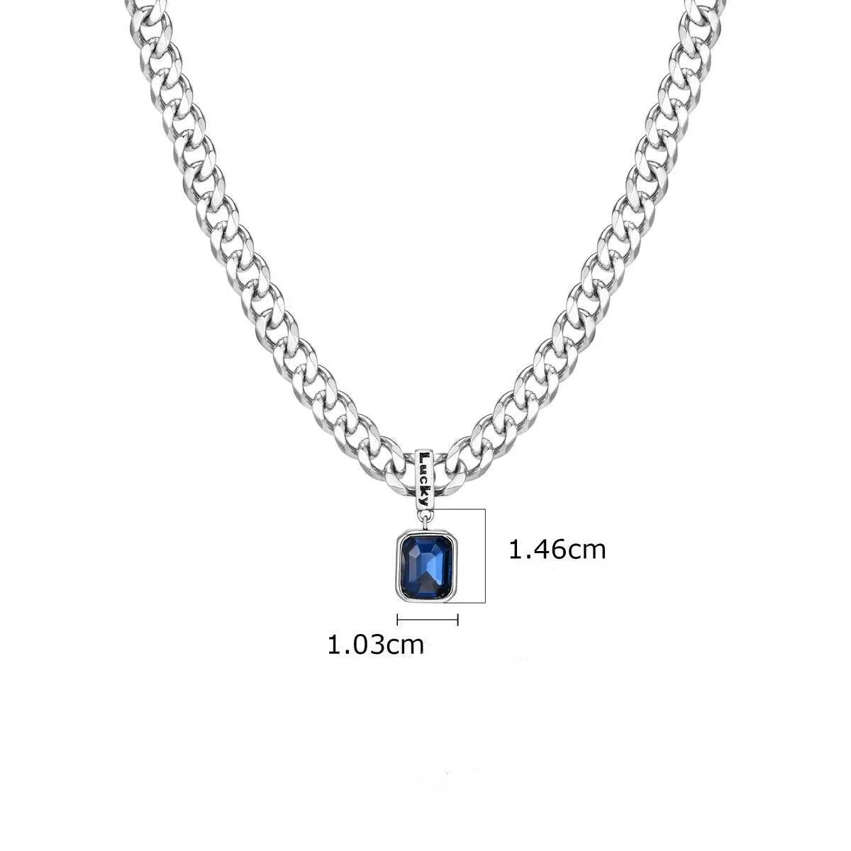 Colar Lucky - Pedra e Aço (Boa Sorte)