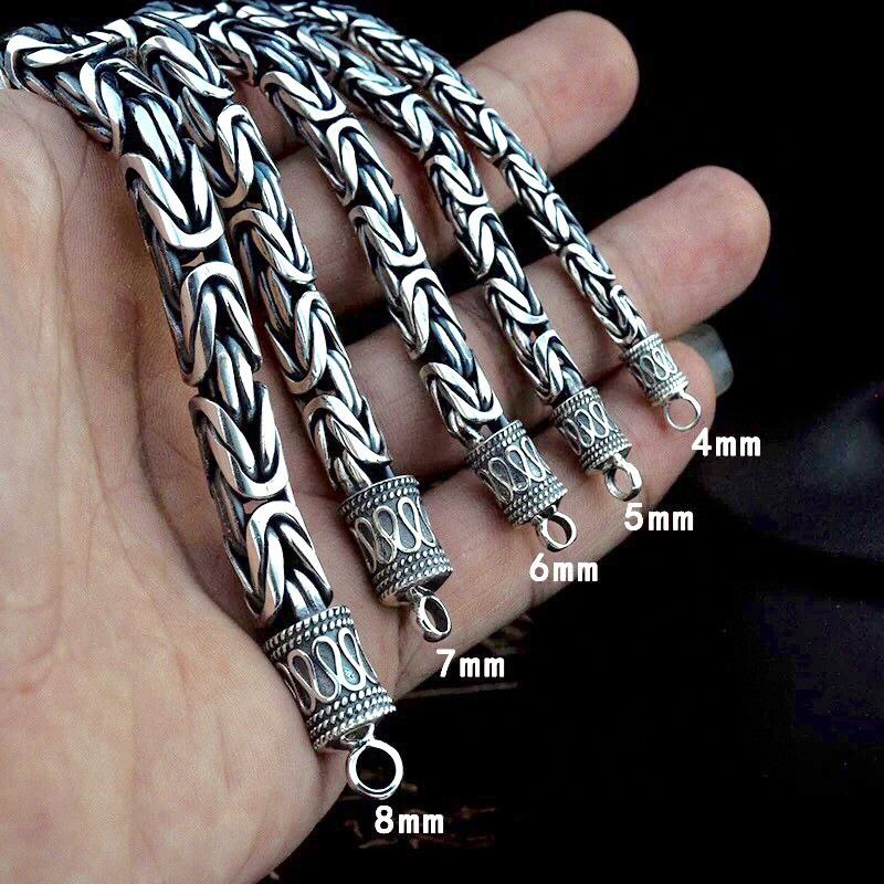 Corrente de Bali - Prata Tailandesa 925