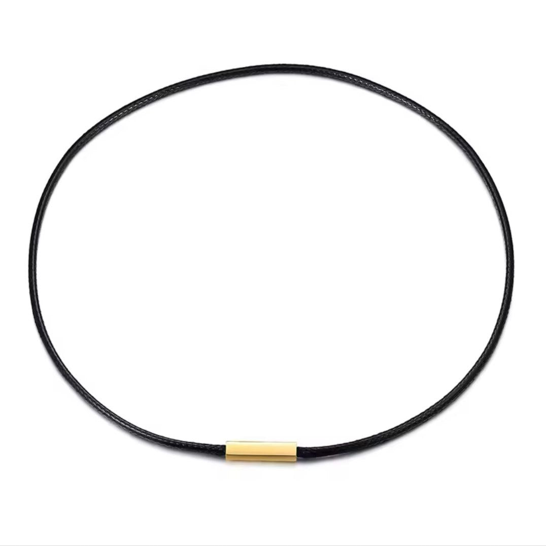 Gargantilha Titan - Couro Trançado