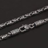 Corrente de Bali Mantra do Dragão – Prata 925 (4mm)