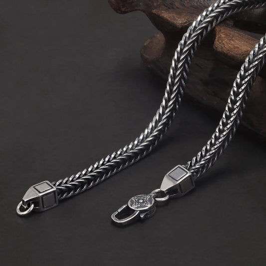 Corrente/Pulseira Rabo de Raposa Foxtail - Prata 925 (4mm)