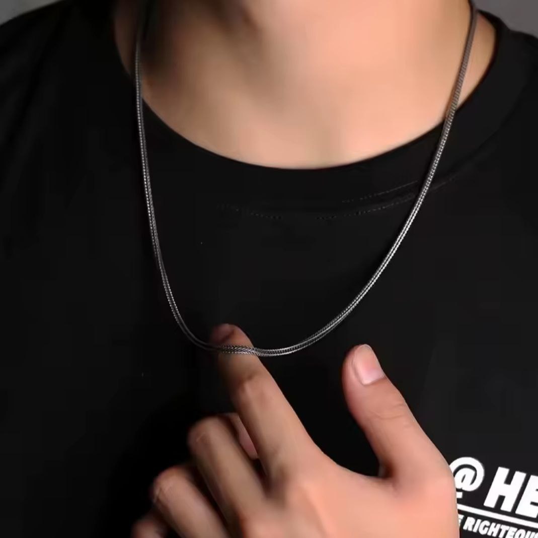 Corrente Rabo de Raposa - Prata 925