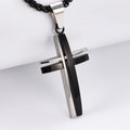 Colar Cruz - Aço Inoxidável