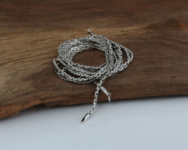 Corrente Vintage Bamboo - Prata 925