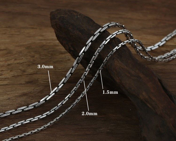 Corrente Vintage Bamboo - Prata 925