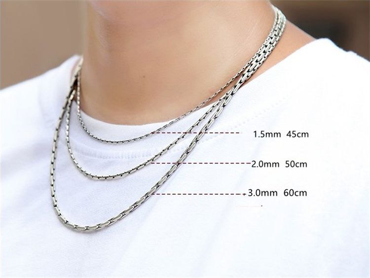 Corrente Vintage Bamboo - Prata 925