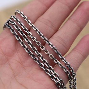Corrente Mantra - Prata 925 (3mm/4mm)