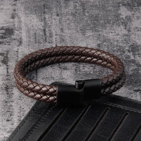 Pulseira Nero – Couro Duplo