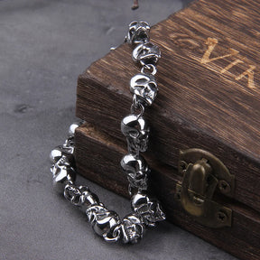 Pulseira Skull Viking