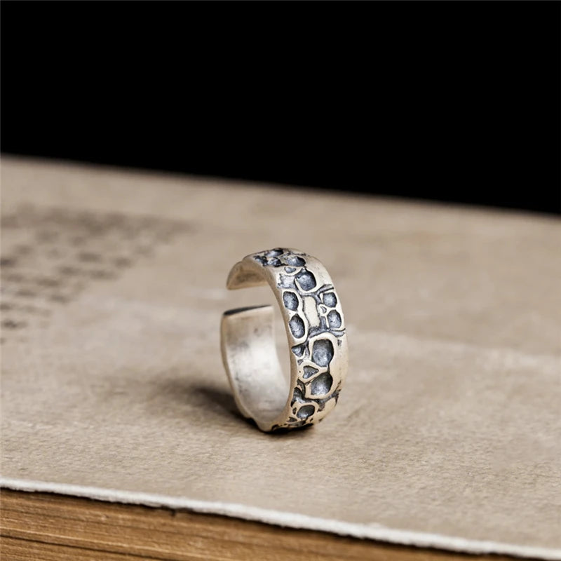 Anel Calvarium Skull - Prata 925 (Ajustável)