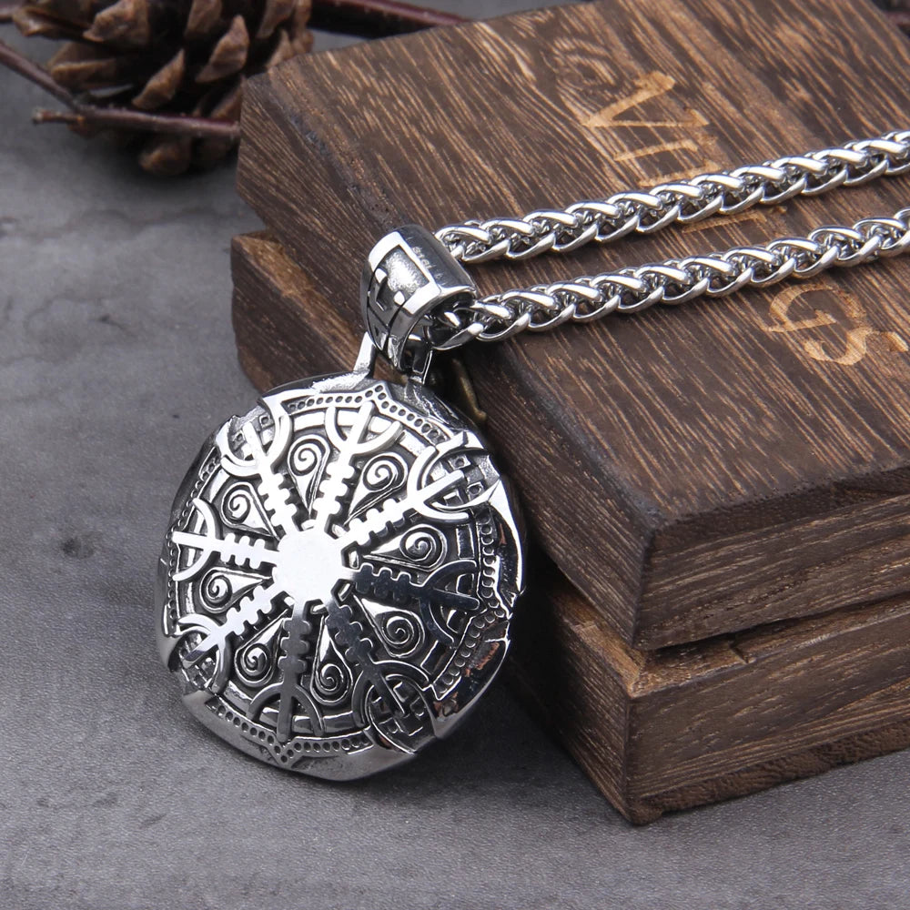Colar Escandinavo Nórdico Vegvisir