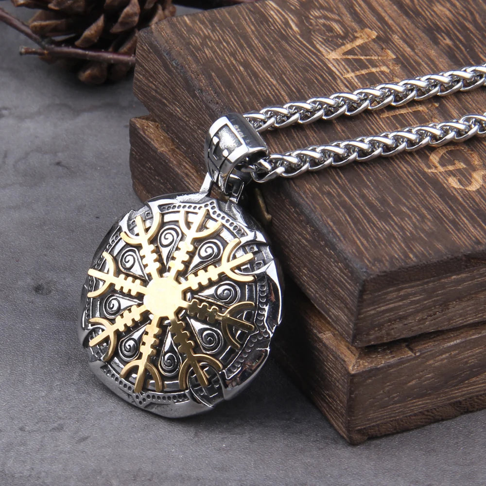 Colar Escandinavo Nórdico Vegvisir