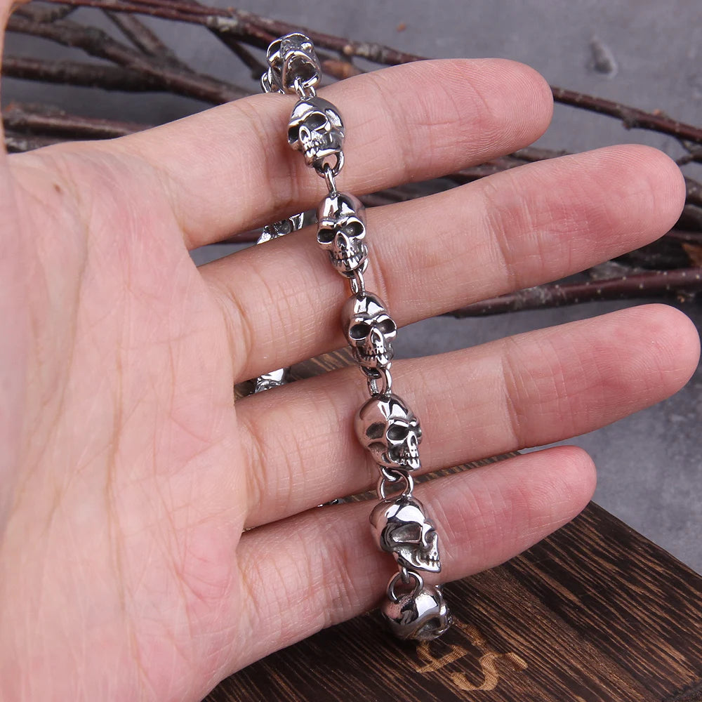 Pulseira Skull Viking