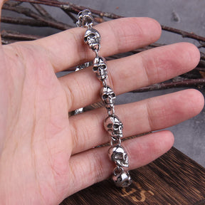 Pulseira Skull Viking