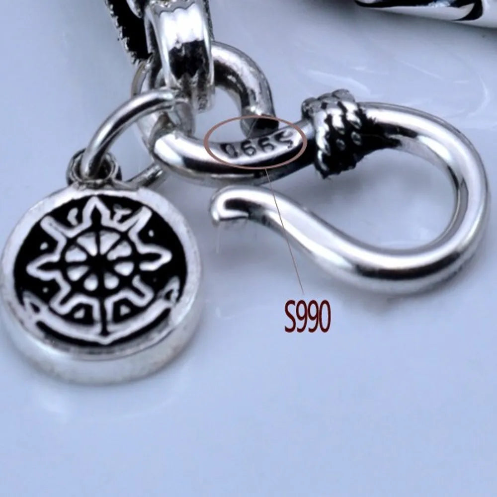 Pulseira de Bali Cabeça de Dragão - Prata 925