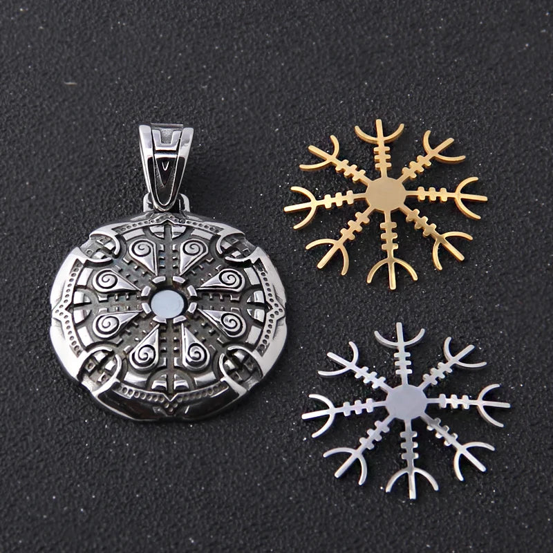 Colar Escandinavo Nórdico Vegvisir