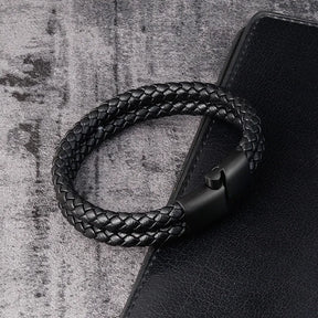 Pulseira Nero – Couro Duplo