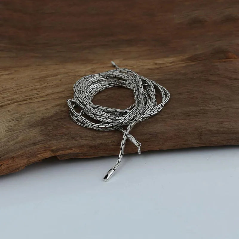 Corrente Vintage Bamboo - Prata 925