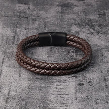 Pulseira Nero – Couro Duplo