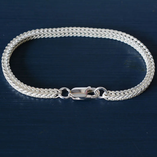 Corrente Rabo de Raposa Foxtail - Prata 925 (2,8mm)