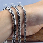 Pulseira de Bali Cabeça de Dragão - Prata 925