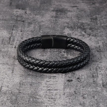 Pulseira Nero – Couro Duplo