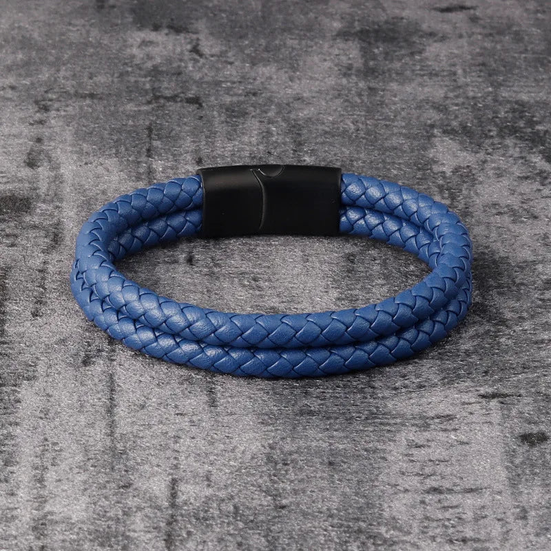 Pulseira Nero – Couro Duplo