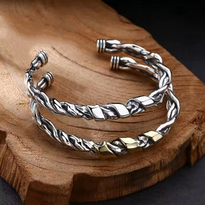Bracelete Vintage Ribbon - Prata 925