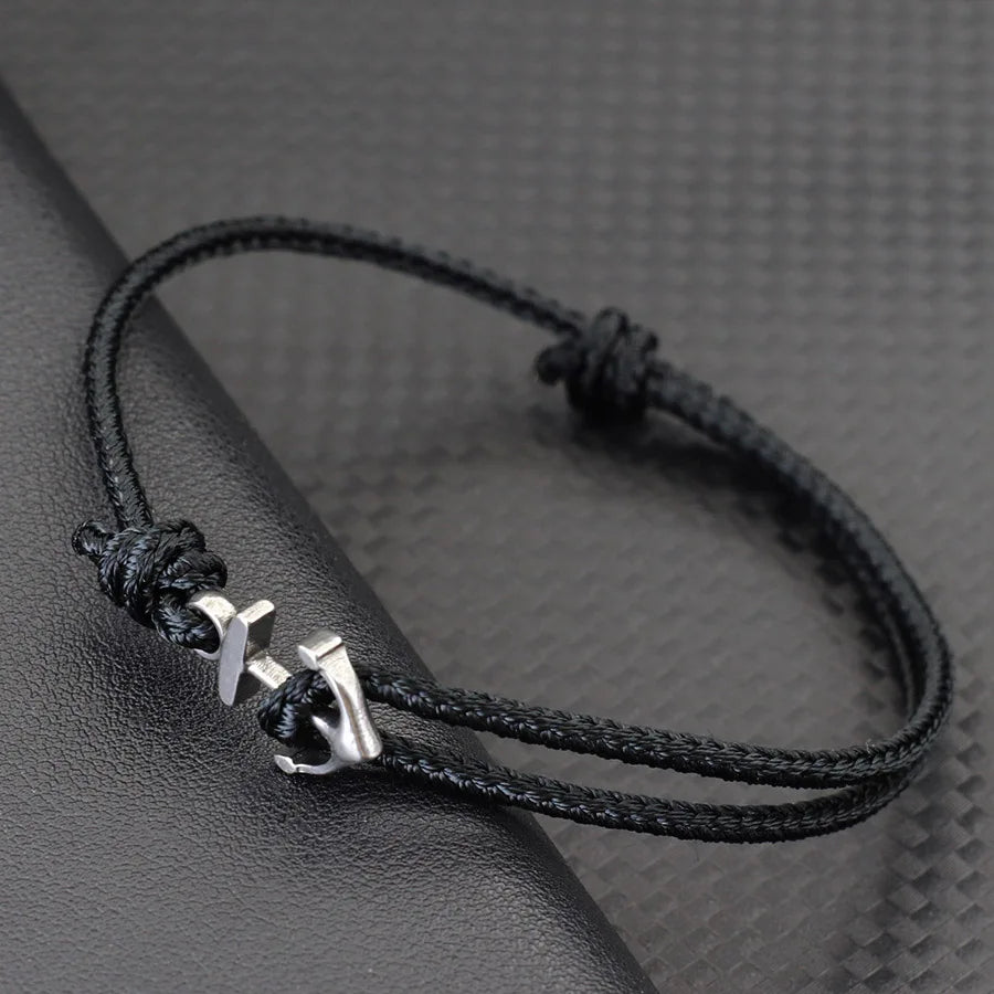 Pulseira Âncora da Sorte (ajustável)
