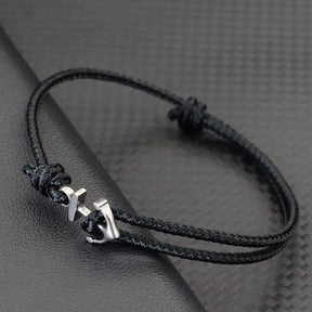 Pulseira Âncora da Sorte (ajustável)