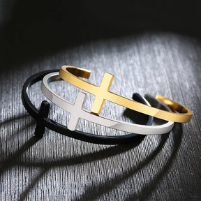 Bracelete Cruz (ajustável)