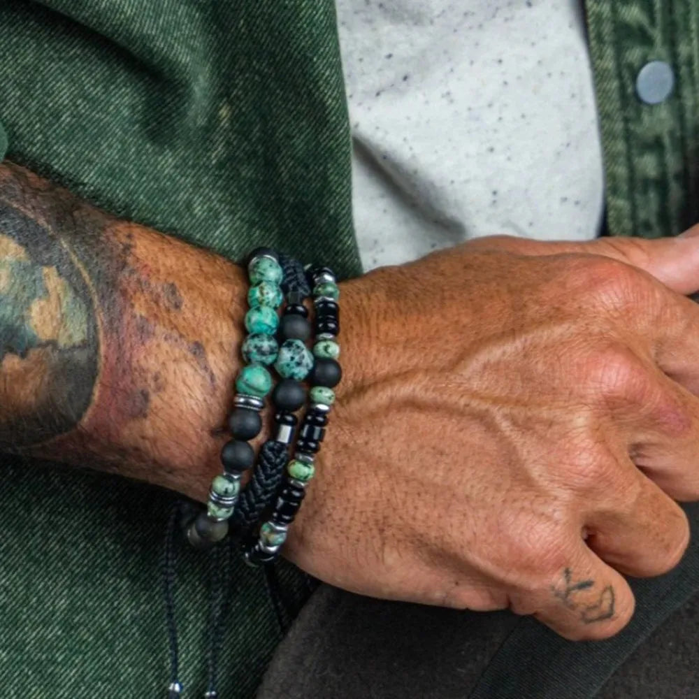 Pulseira Nomad Stone – Kit 3 Peças