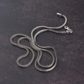 Corrente Rabo de Raposa Foxtail - Prata 925 (1.3mm/1.6mm)