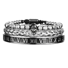 Kit Luxury Skull - Aço Inoxidável (3 peças)