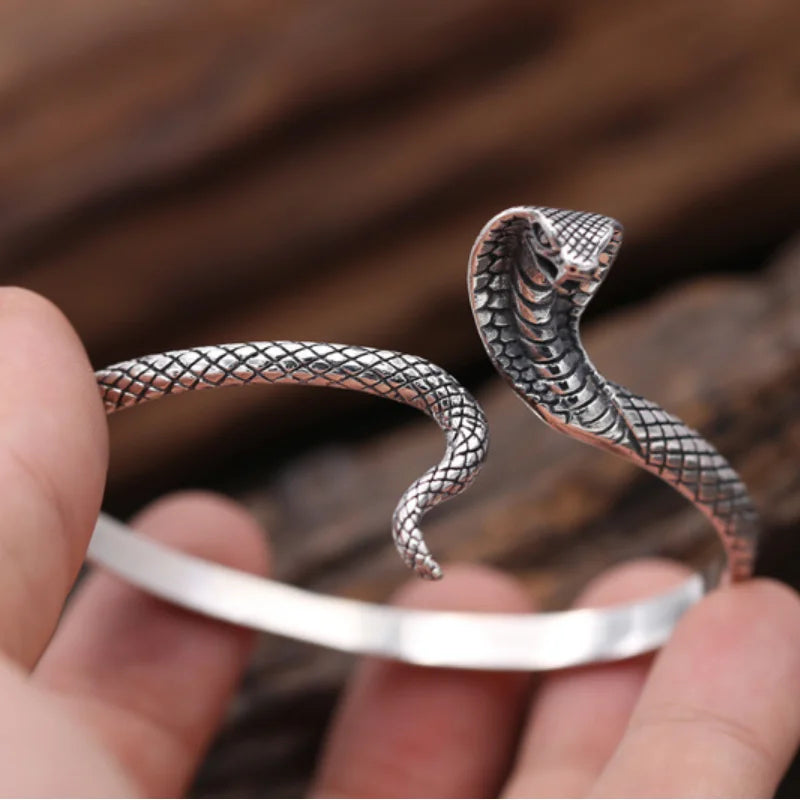 Bracelete Snake - Prata 925 (ajustável)