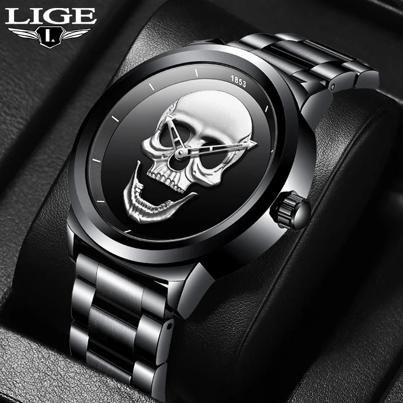 Relógio Skull 3D