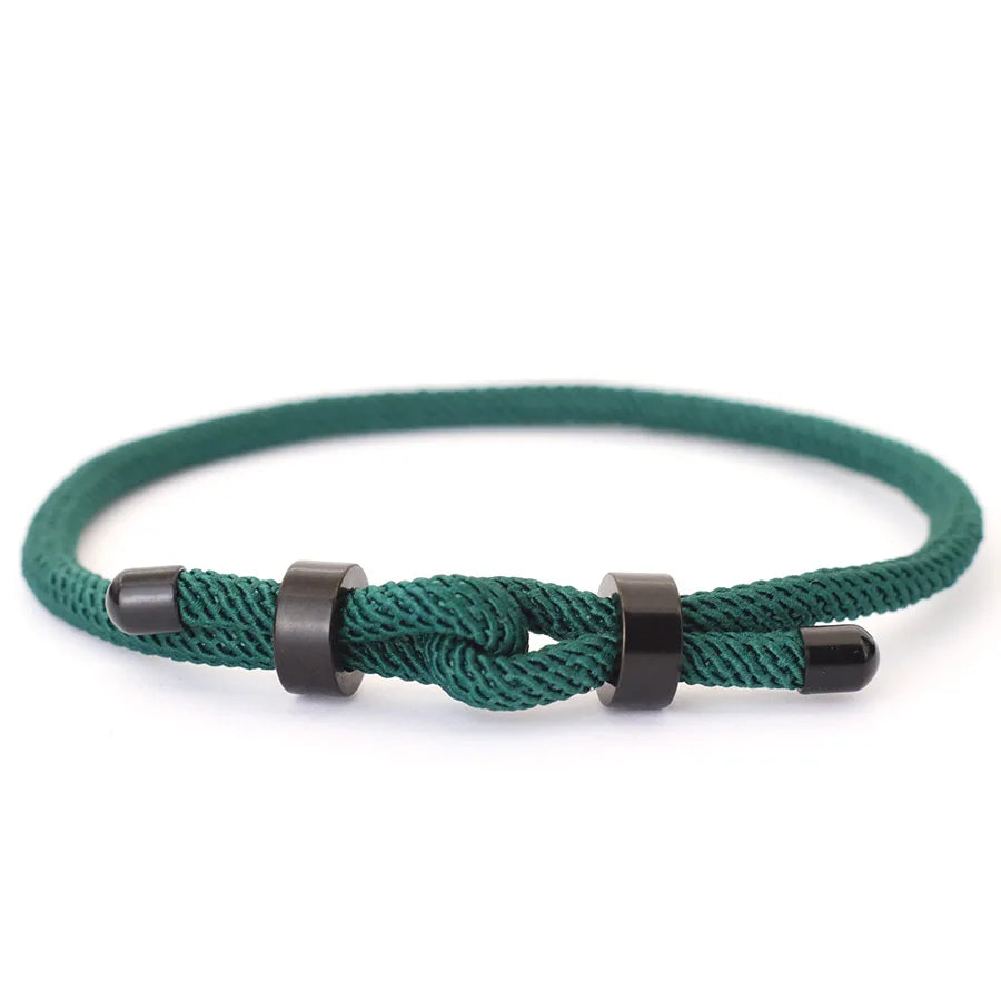 Pulseira Origin - Aço e Corda Milanesa