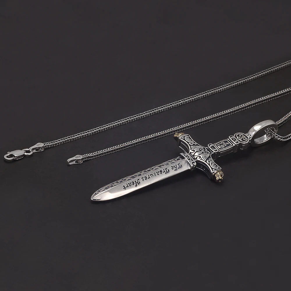 Colar Espada Sagrada – Prata 925
