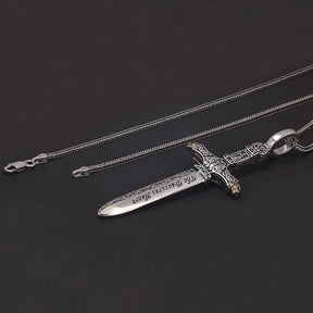Colar Espada Sagrada – Prata 925