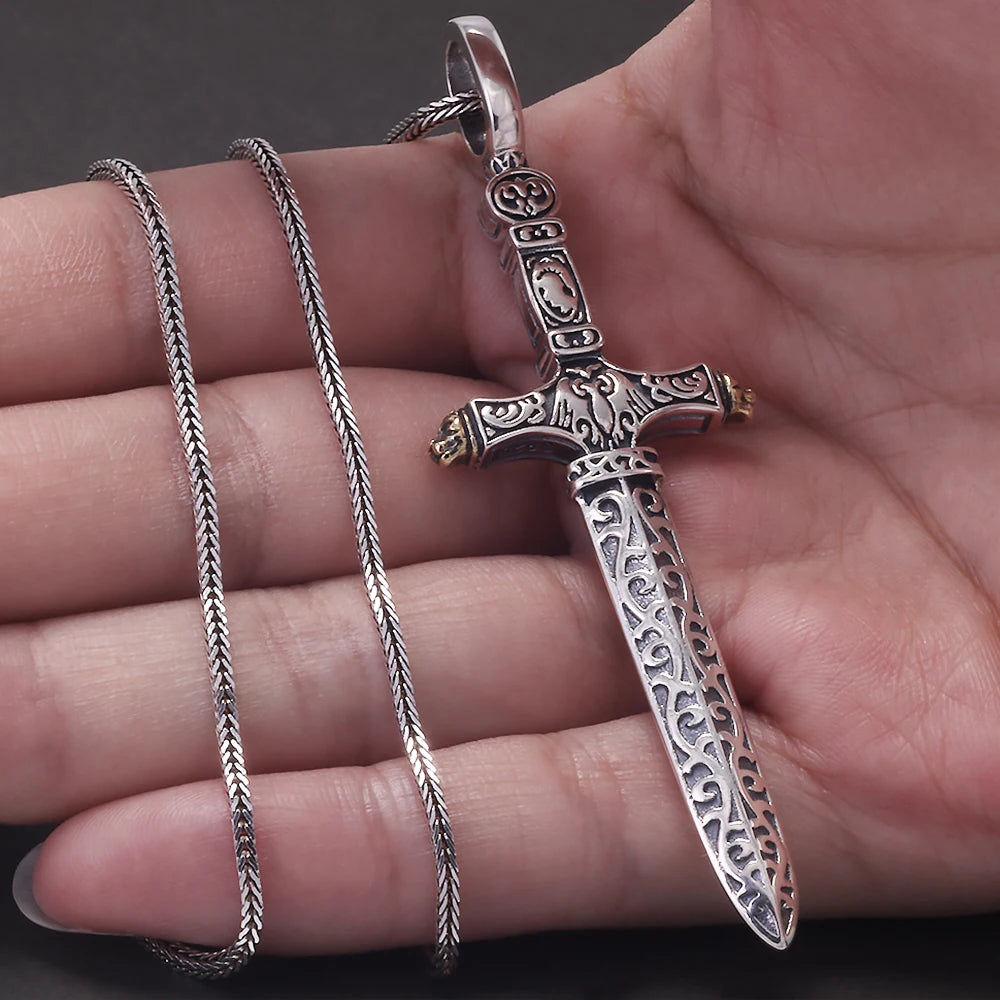 Colar Espada Sagrada – Prata 925