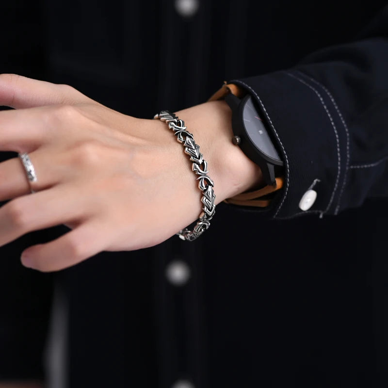 Pulseira Draco - Prata 925