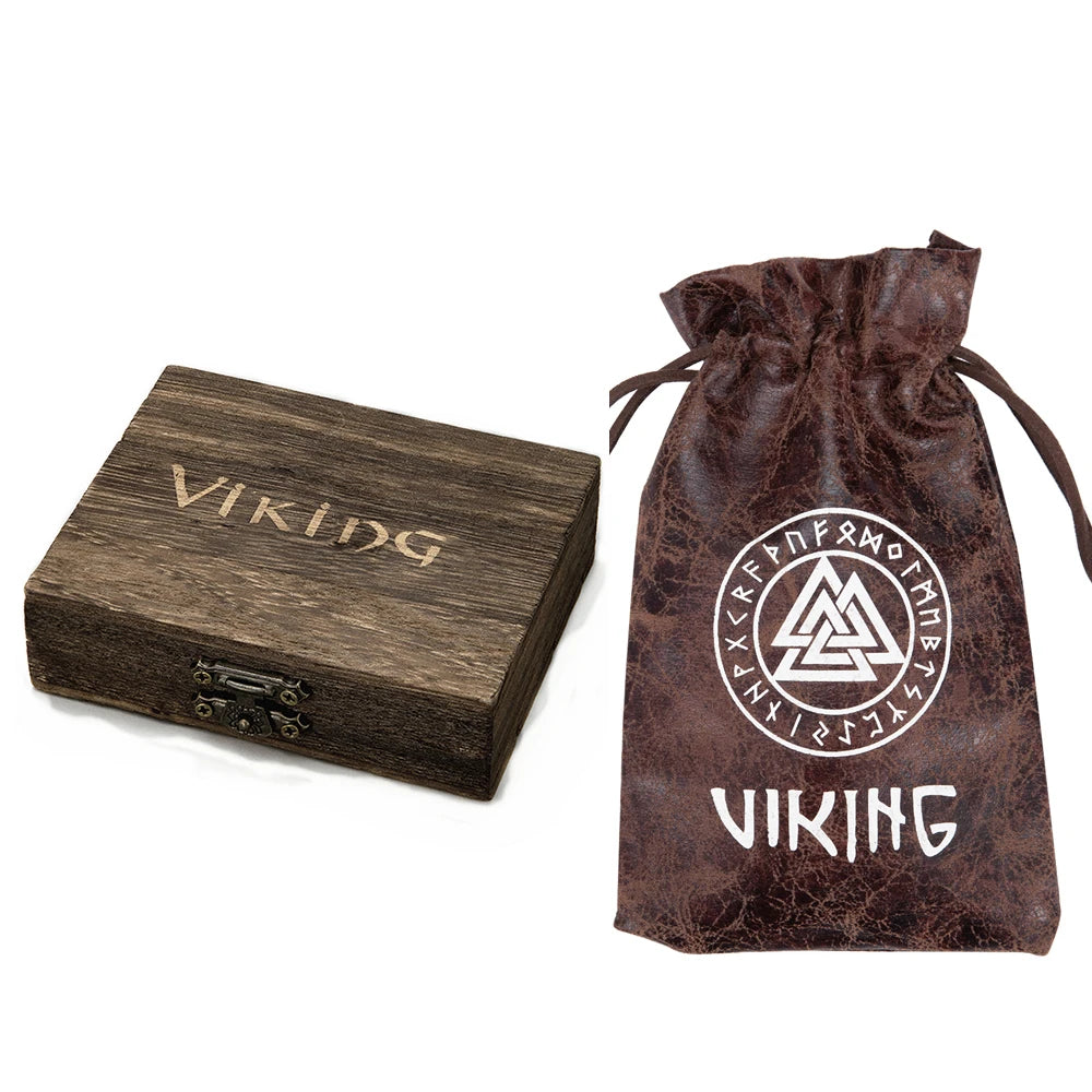 Caixa de Madeira Porta-Joias Viking